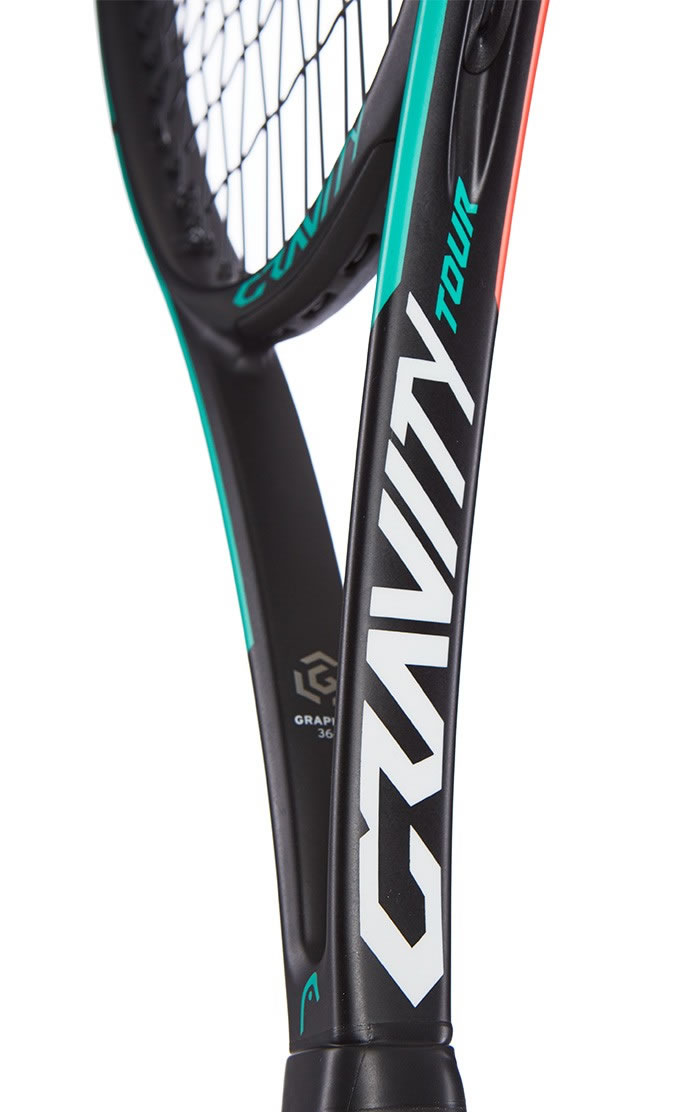 HEAD GRAVITY TOUR Graphene 360+ ラケット Raquete de Tênis Head Graphene 360+ Gravity Tour - Preto
