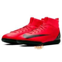 chuteira nike mercurialx superfly vi club cr7 futsal infantil