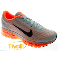 nike air max cinza e laranja