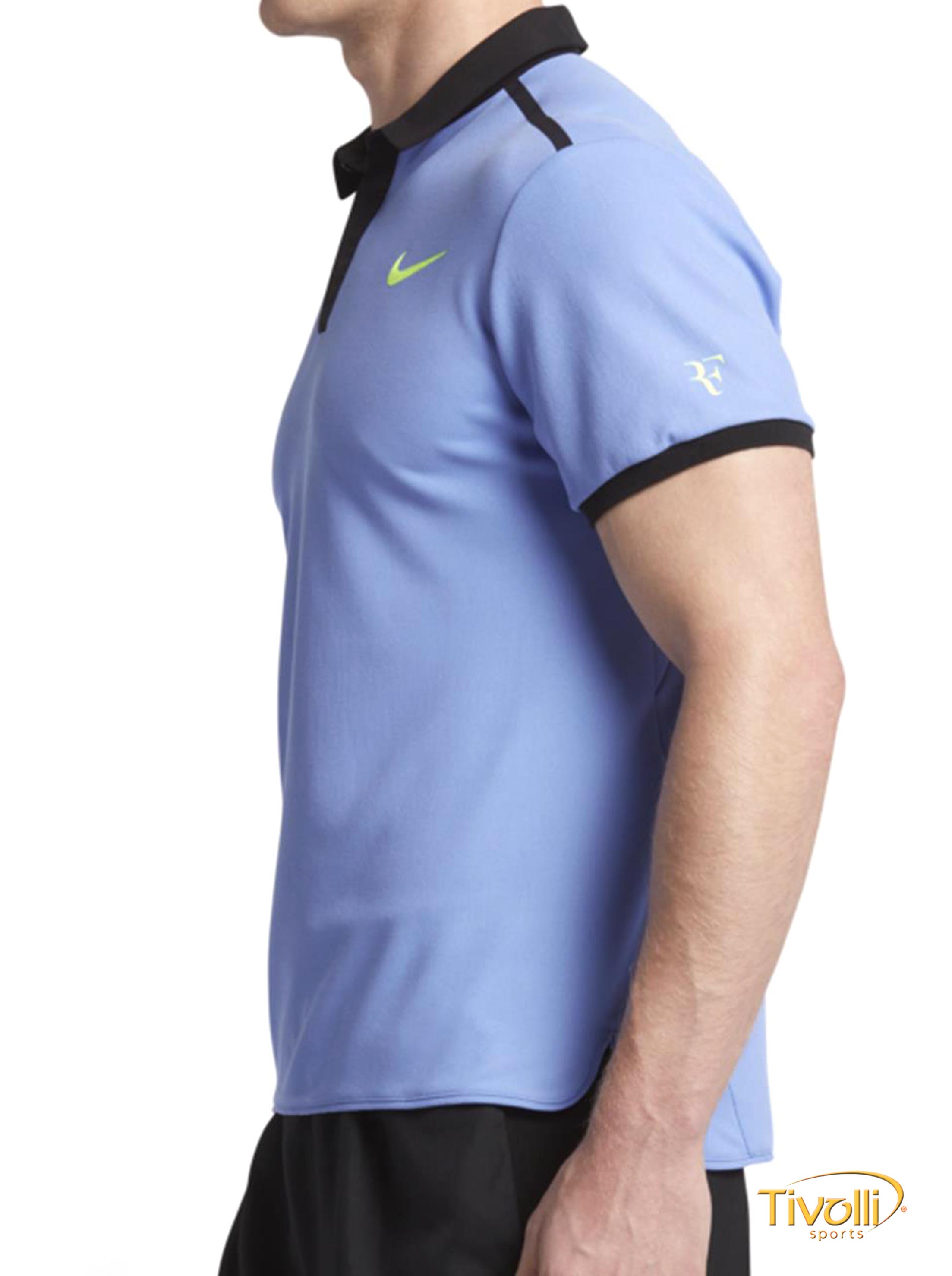 Camisa Polo Nike RF Advanced Premier > Azul e Preta >