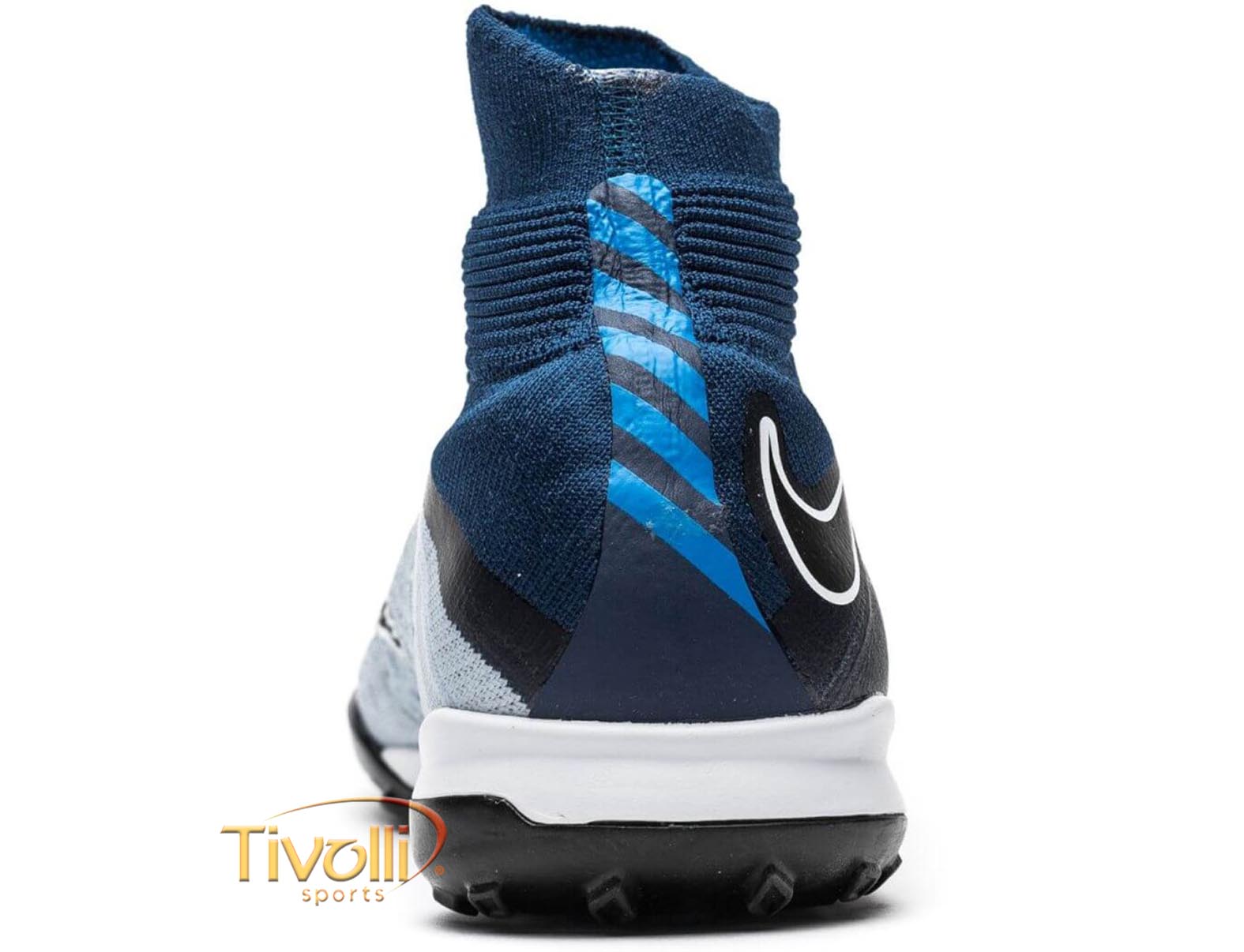 Chuteira Nike HypervenomX Proximo II DF TF Society > Azul Marinho