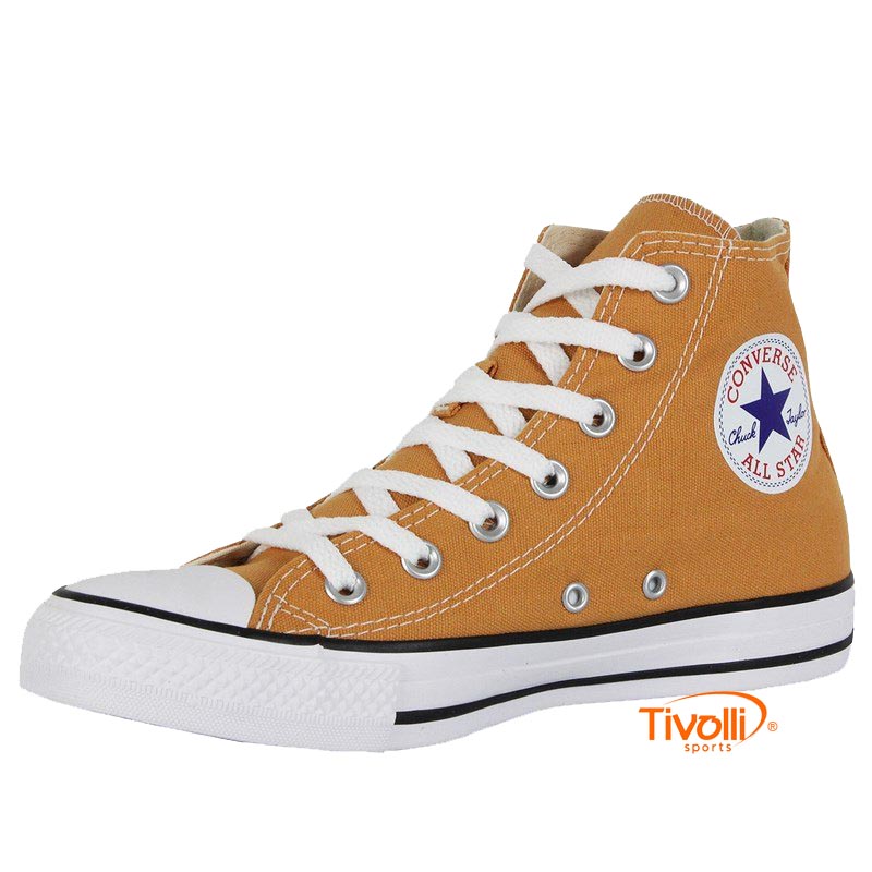 Tênis Converse All Star Chuck Taylor \u003e Core Hi tam. 33 ao 38 amarelo  mostarda \u003e