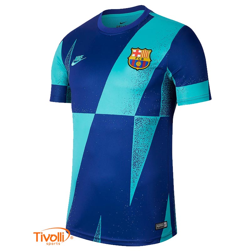 camisa barcelona nike dri fit