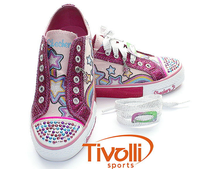 twinkle♡ Tênis Skechers Twinkle Toes Infantil > Rosa - Ref: 83255L/PKHP >