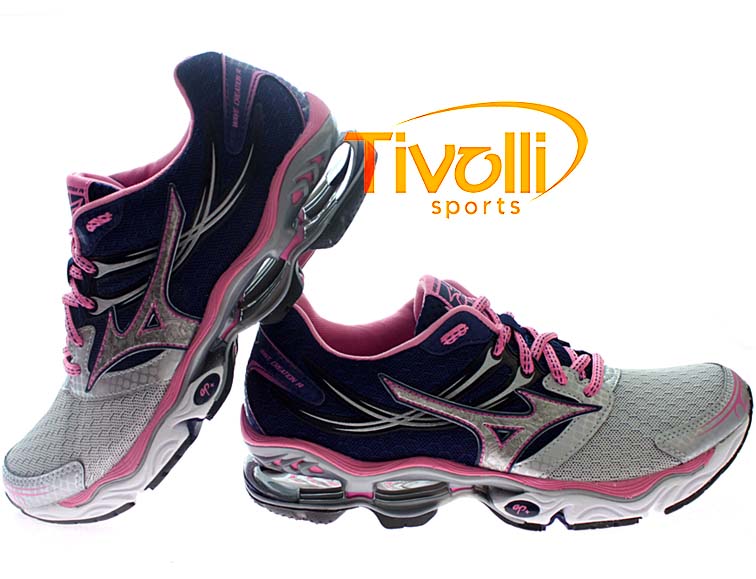 Tênis Mizuno Creation 14 > Azul/Prata/Rosa - Ref: 8KN-301132