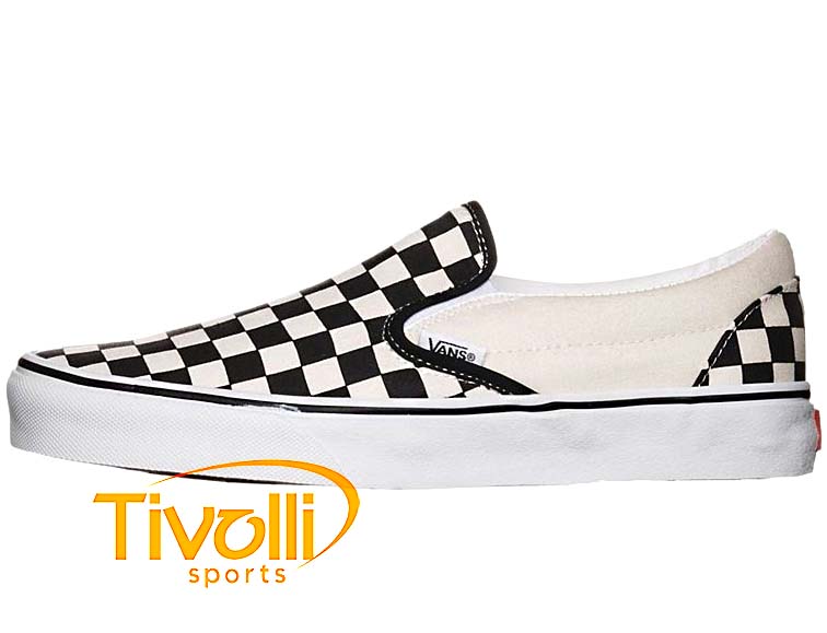 Tênis Vans Classic Slip-On > (Checkerboard) Bege e Preto VN-0EYEBWW >