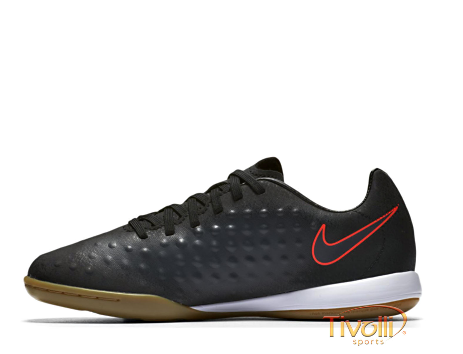 Chuteira Nike MagistaX Opus II IC Infantil Futsal > preta e